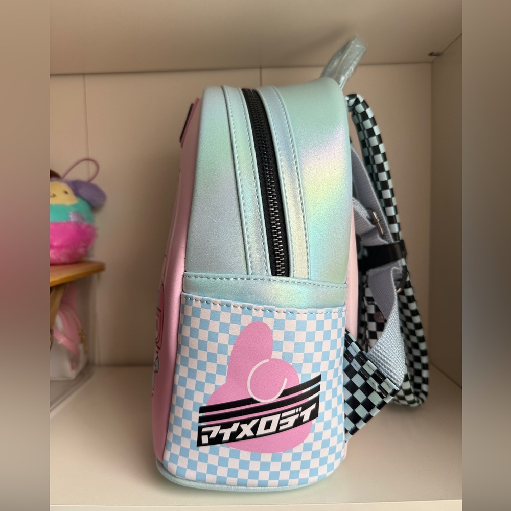 Loungefly Sanrio My Melody Racer Mini Backpack NWT - Picture 3 of 5